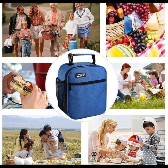 Insulated lunch box bag cooler for kids or adults - Picture 4 of 8